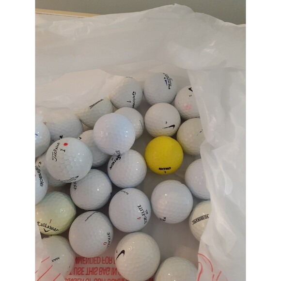 Bundle Of 36 Used Golf Ball Lot Mixed Brands Play Or Practice - Picture 1 of 4